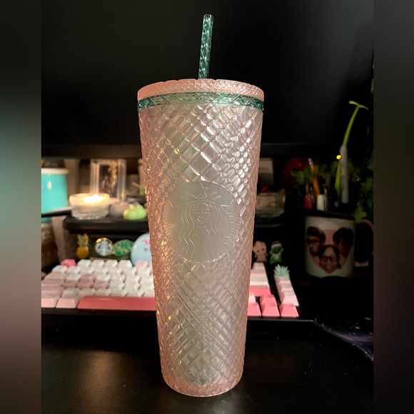 Starbucks Other - Starbucks 2023 Venti Peach Jeweled Tumbler